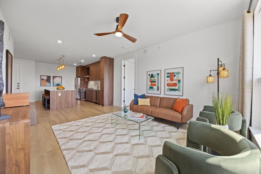 Furnished interior view inside a new home in , Austin (Image 28). Furnished interior view inside a new home in , Austin (Image 28).