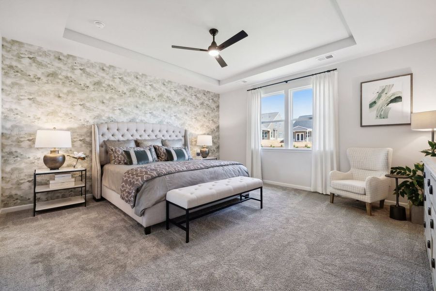 Furnished interior view inside a new home in The Retreat at Laurelbrook, Sherrills Ford (Image 11).