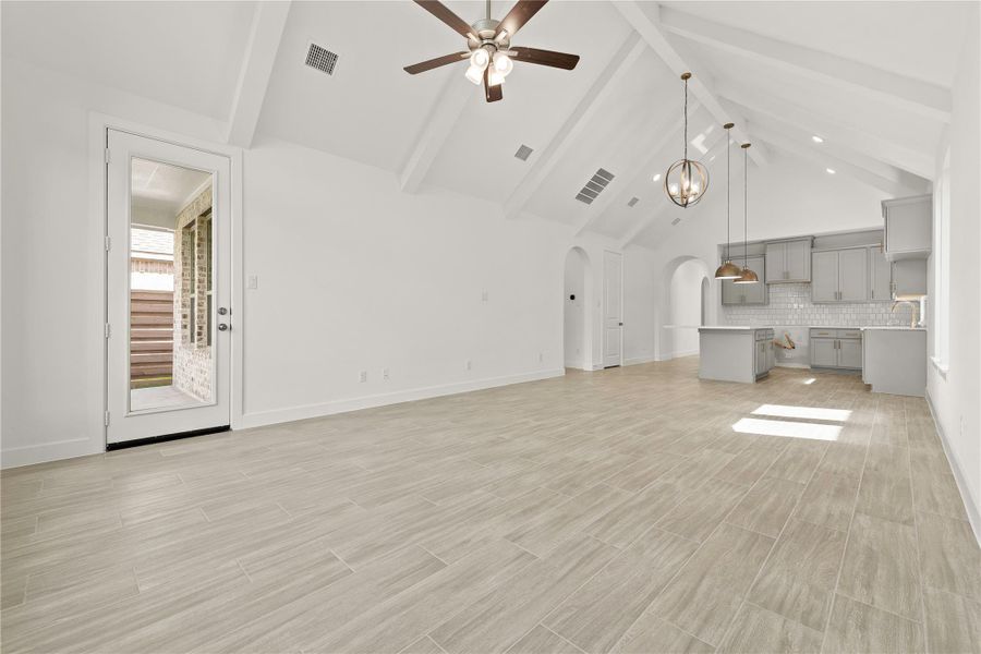 Spacious, unfurnished interior of a new home in Austin Point, Richmond (Image 16). Spacious, unfurnished interior of a new home in Austin Point, Richmond (Image 16).