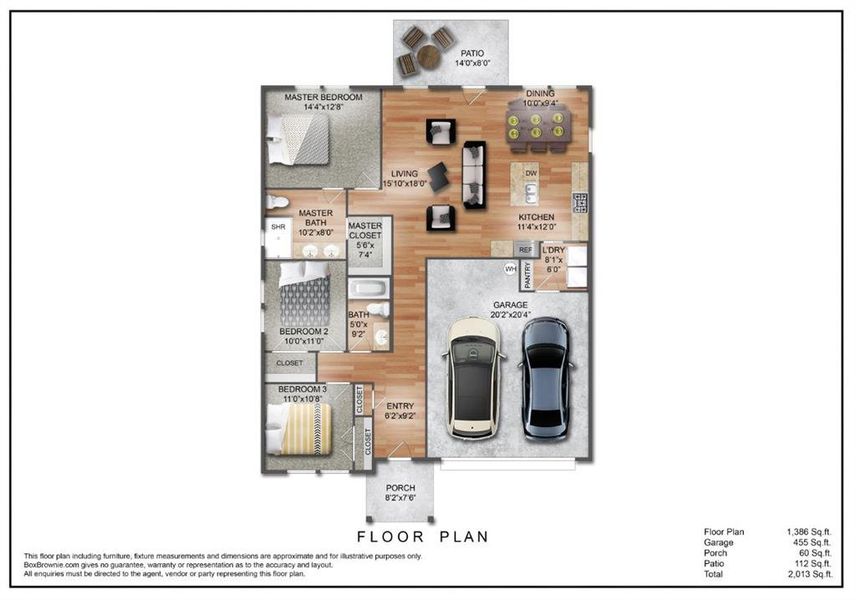 2D floor plan layout of this home in , Fort Worth, TX (Image 3). 2D floor plan layout of this home in , Fort Worth, TX (Image 3).