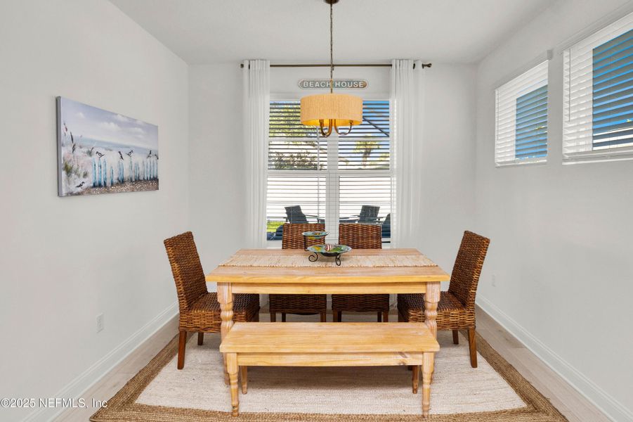 Furnished interior view inside a new home in Seaside Vista, St. Augustine (Image 43). Furnished interior view inside a new home in Seaside Vista, St. Augustine (Image 43).