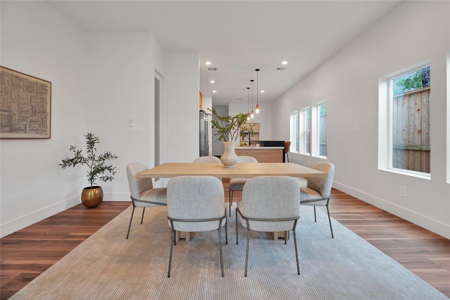 Furnished interior view inside a new home in , Houston (Image 41).