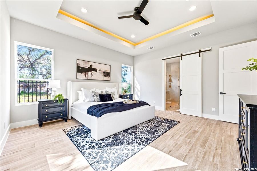 Furnished interior view inside a new home in , San Antonio (Image 34).