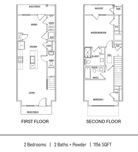 2D floor plan layout of this home in Hawthorne Summit, Greenville, SC (Image 3).