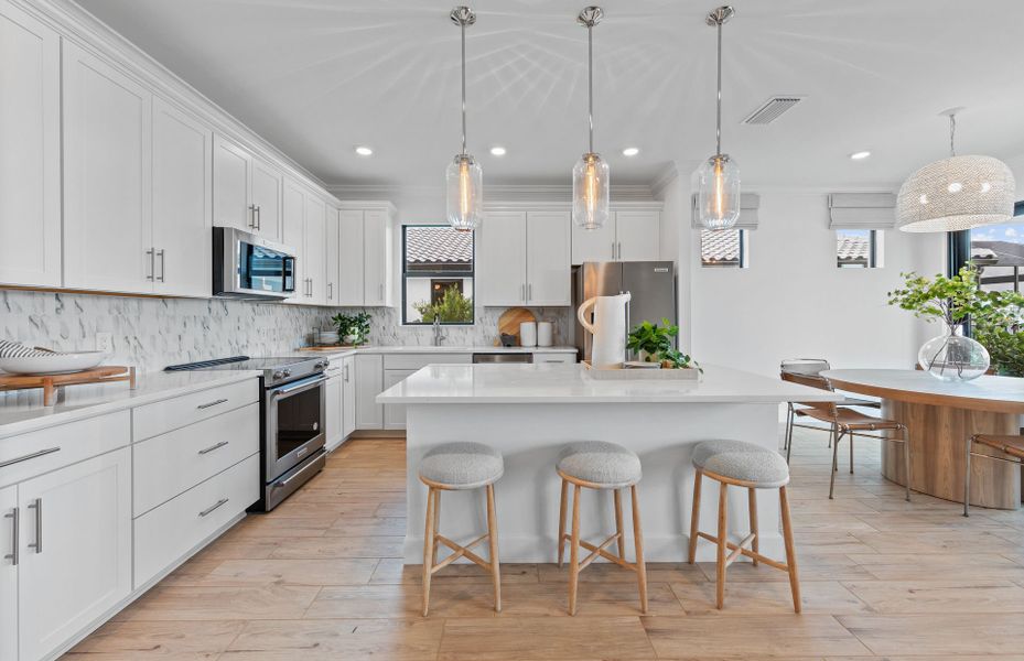 Kitchen open to café Kitchen open to café