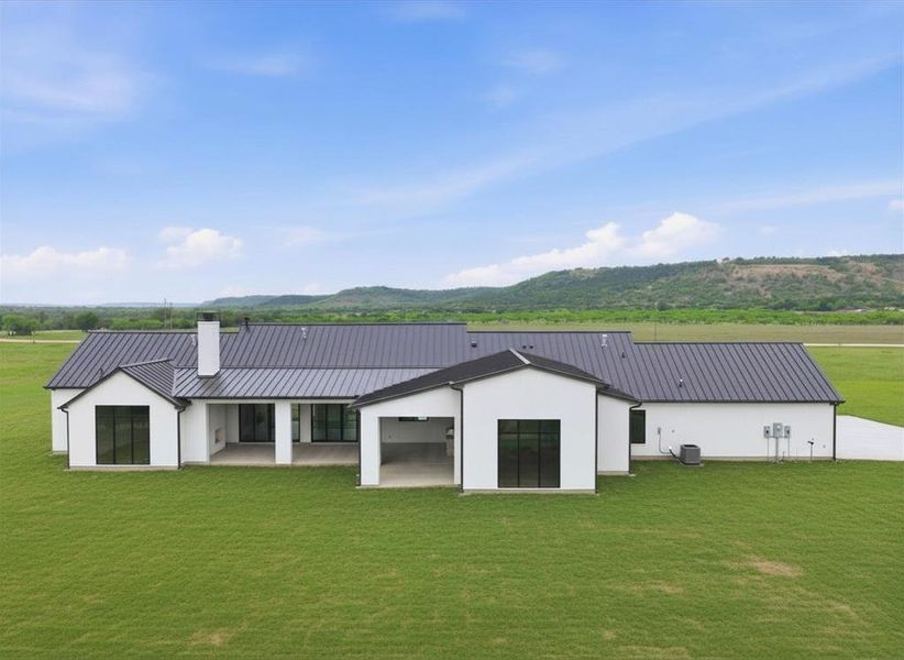 Exterior details and patio area of a home in , Strawn (Image 25).