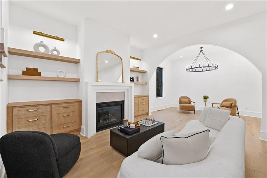 Furnished interior view inside a new home in , Decatur (Image 11).