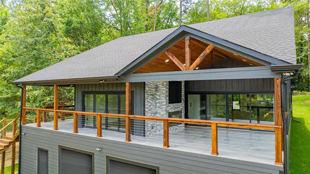 Exterior details and patio area of a home in , Scroggins (Image 34). Exterior details and patio area of a home in , Scroggins (Image 34).