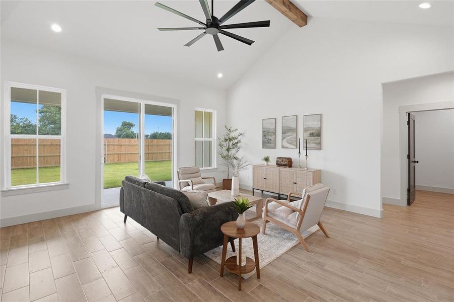 Furnished interior view inside a new home in , Tolar (Image 35).