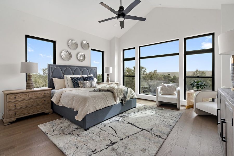 Furnished interior view inside a new home in Milky Way at River Place, Austin (Image 31).