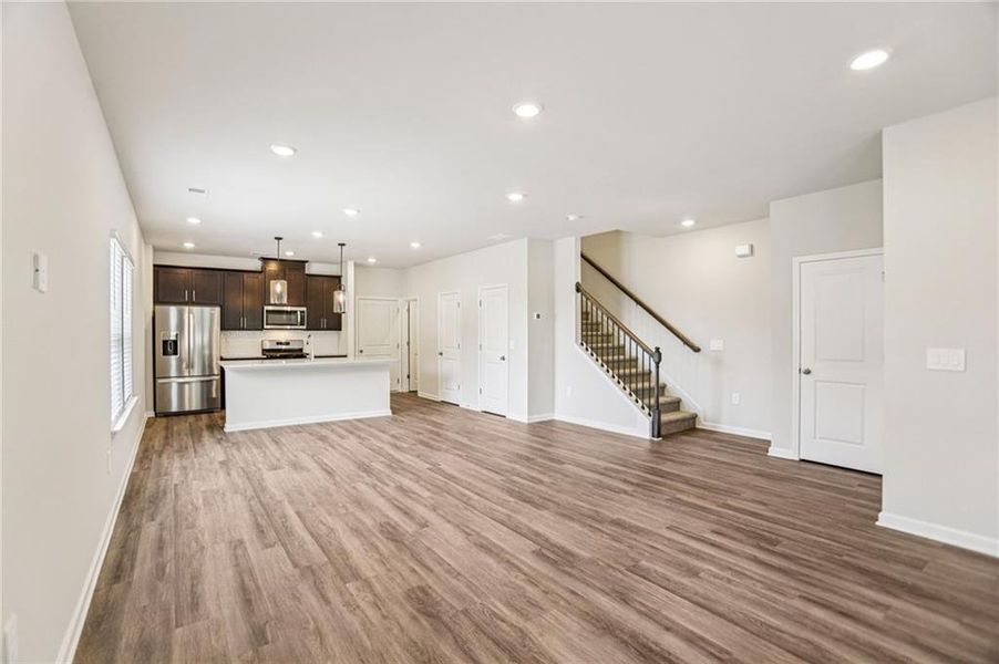 Spacious, unfurnished interior of a new home in Avalon - Vista Series, Conyers (Image 34).