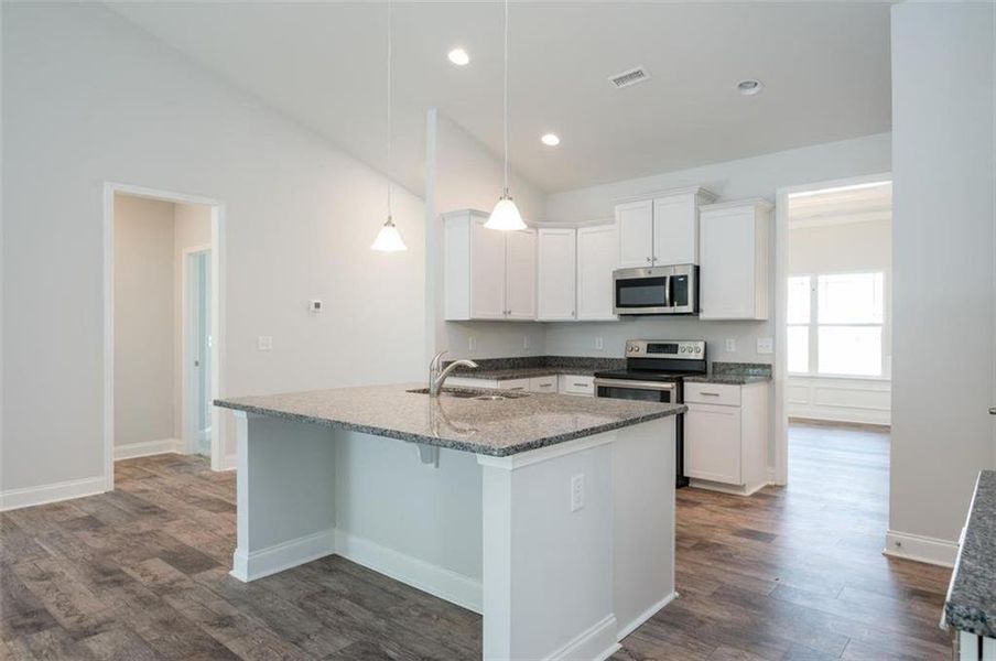 Furnished interior view inside a new home in Magnolia Villas, Cornelia (Image 9).