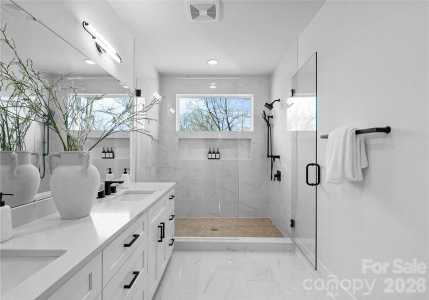 Furnished interior view inside a new home in , Charlotte (Image 17).