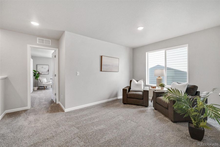 Furnished interior view inside a new home in Pintail Commons at Johnstown Village, Johnstown (Image 33).