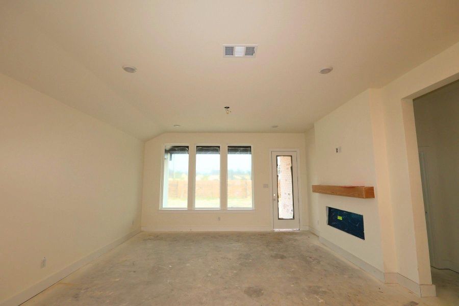 In-progress construction of a new home in Woodson’s Reserve, Spring, TX (Image 12).