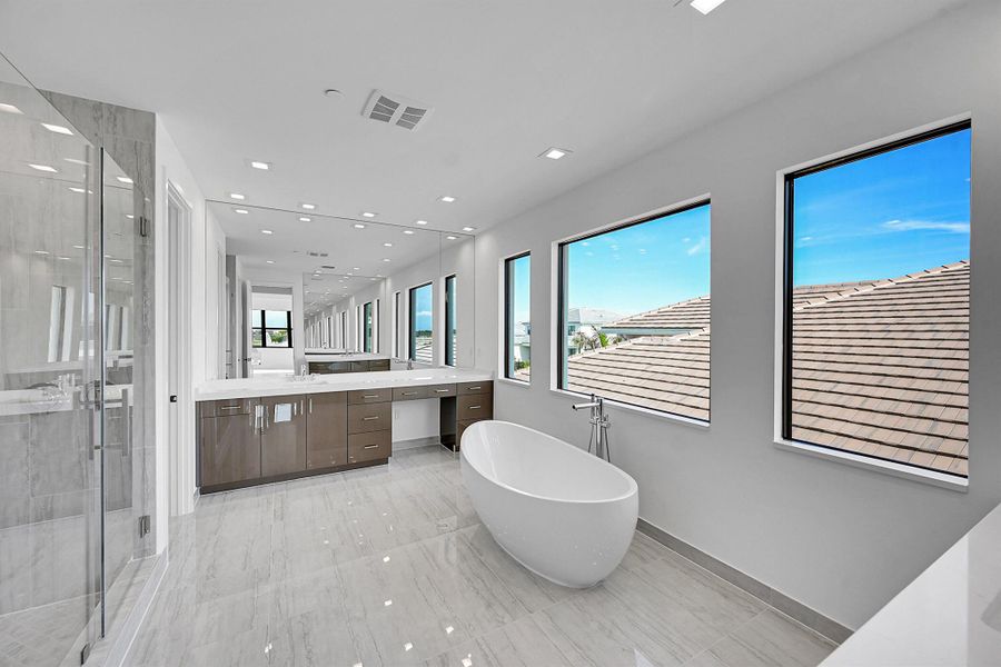 Furnished interior view inside a new home in Apex at Avenir, Palm Beach Gardens (Image 3).