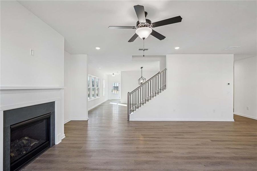 Spacious, unfurnished interior of a new home in Eastlyn Crossing - Single Family, Flowery Branch (Image 17). Spacious, unfurnished interior of a new home in Eastlyn Crossing - Single Family, Flowery Branch (Image 17).