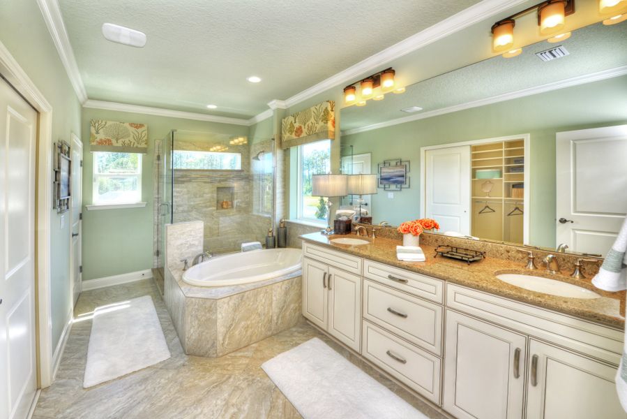 Representative furnished interior of a home built from the Victoria - Elite Series by ICI Homes in Reflections at Seabrook, Nocatee (Image 5).