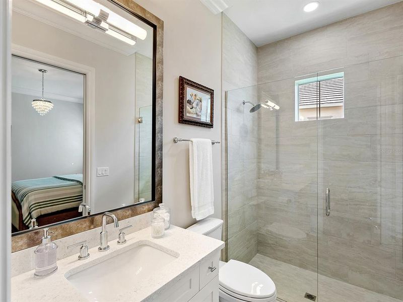 Furnished interior view inside a new home in , Sarasota (Image 55).