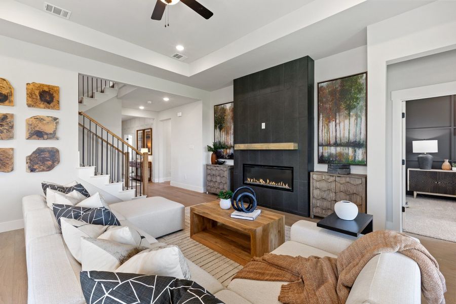 Representative furnished interior of a home built from the The Sequoia M by Davidson Homes LLC in Mercer Meadows, Royse City (Image 23). Representative furnished interior of a home built from the The Sequoia M by Davidson Homes LLC in Mercer Meadows, Royse City (Image 23).
