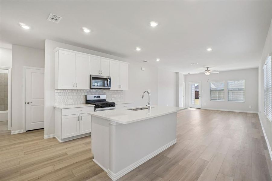 Furnished interior view inside a new home in Trails of Lavon - Signature Series, Lavon (Image 8).