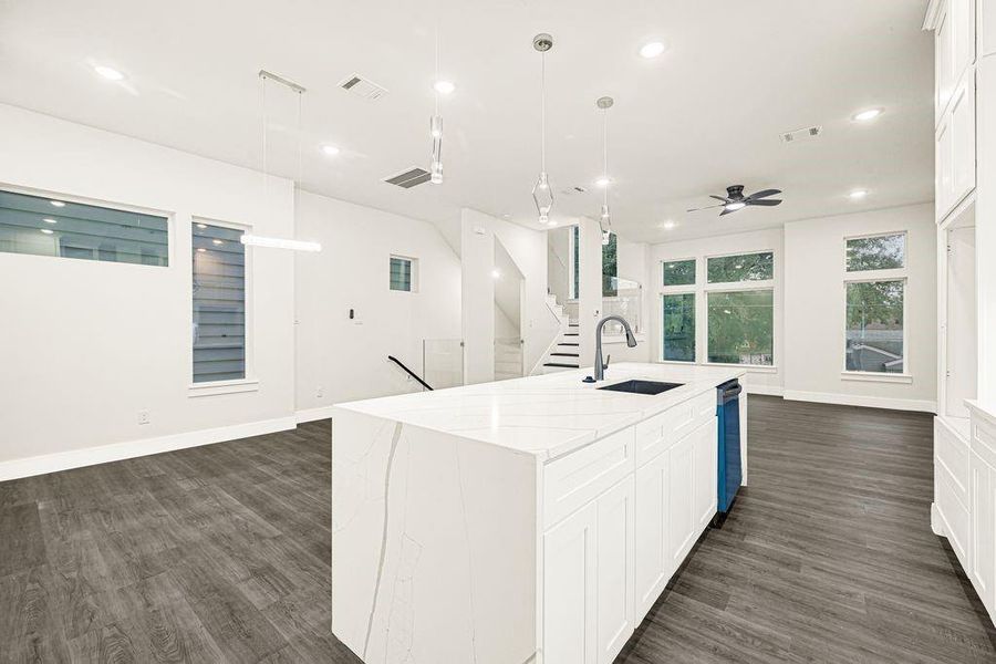 Furnished interior view inside a new home in , Houston (Image 6). Furnished interior view inside a new home in , Houston (Image 6).