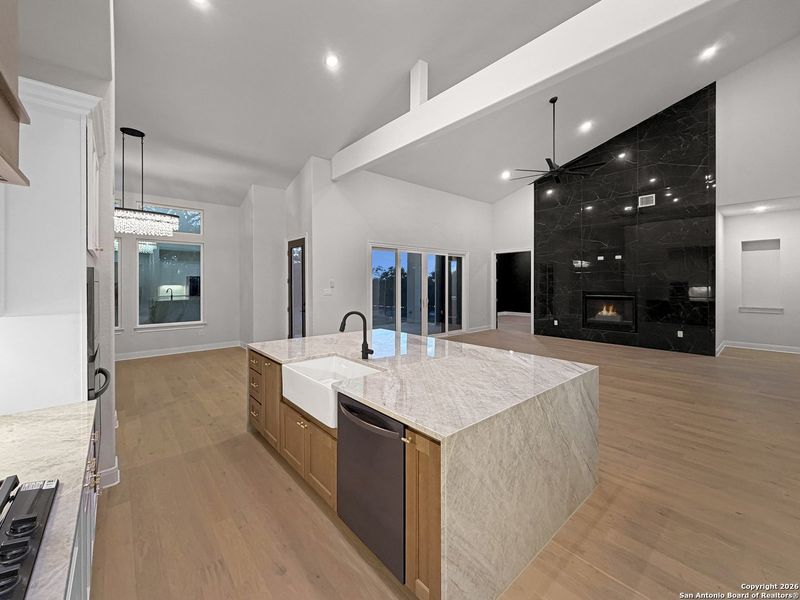 Furnished interior view inside a new home in , Bulverde (Image 6).