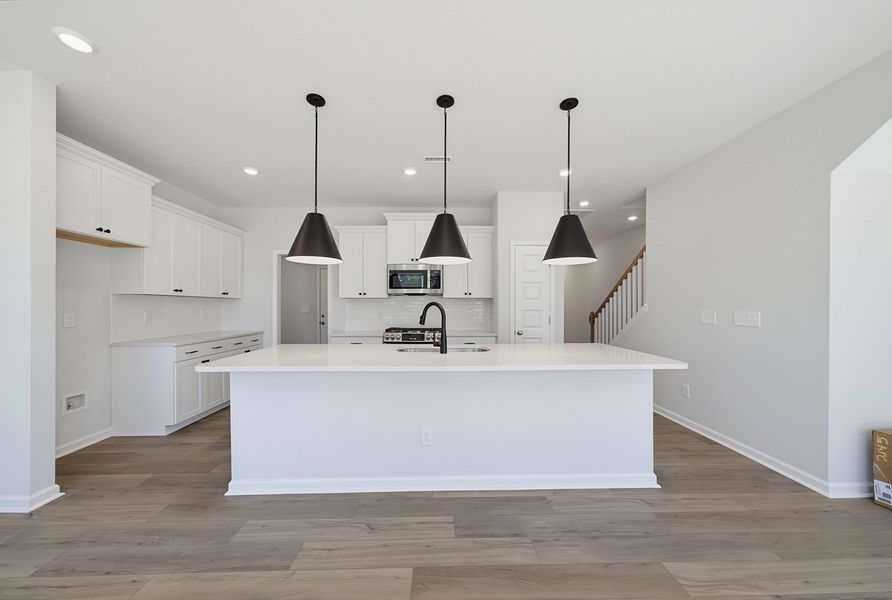 Furnished interior view inside a new home in Sweetbrier, Durham (Image 6).