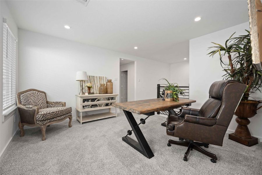 Representative photo. Two additional bedrooms easily accommodate guests, while a central flex space creates endless possibilities for a game room, second living area, or personalized retreat. Representative photo. Two additional bedrooms easily accommodate guests, while a central flex space creates endless possibilities for a game room, second living area, or personalized retreat.