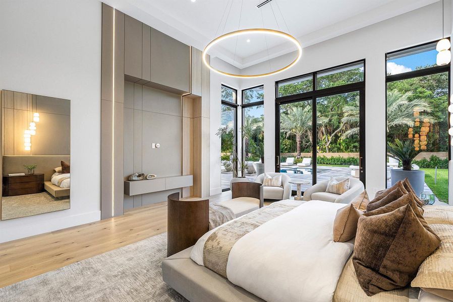 Furnished interior view inside a new home in , Delray Beach (Image 32).