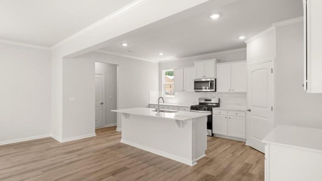 Furnished interior view inside a new home in Braselton Village, Braselton (Image 4).