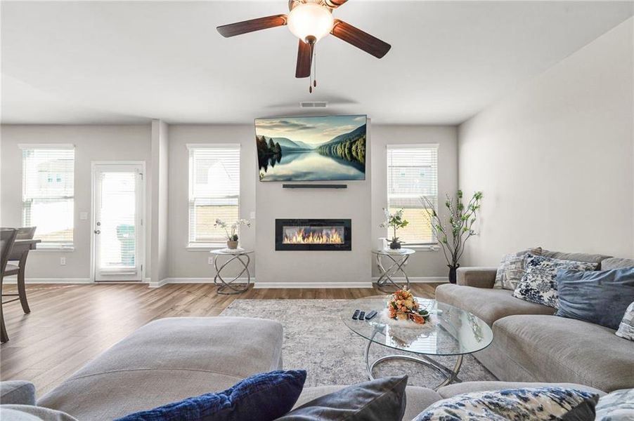 Furnished interior view inside a new home in Berkeley Lakes, Locust Grove (Image 14).
