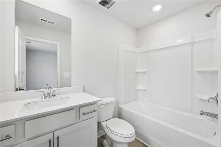 Furnished interior view inside a new home in Westmont Preserve, Powder Springs (Image 16).