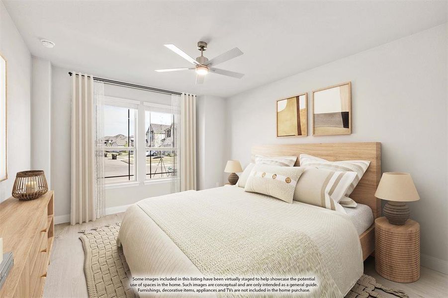 Furnished interior view inside a new home in Creekview Meadows, Pilot Point (Image 6).