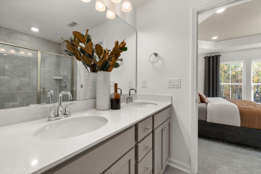 Furnished interior view inside a new home in Flemingfield, Greensboro (Image 10).