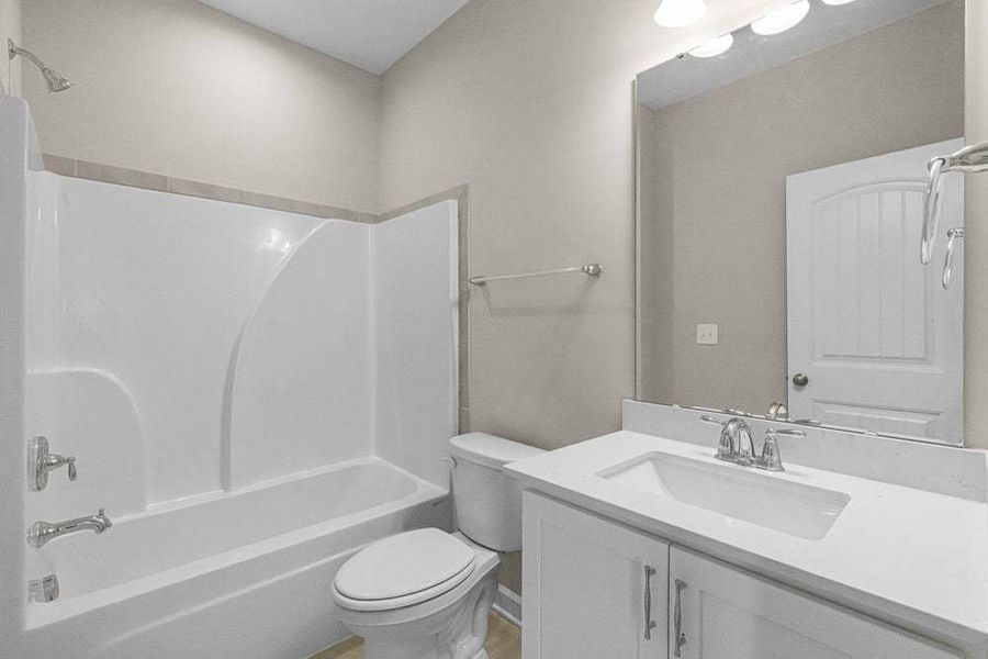 Representative furnished interior of a home built from the Pamlico by Caviness & Cates Communities in Bartlett Manor, Youngsville (Image 34).