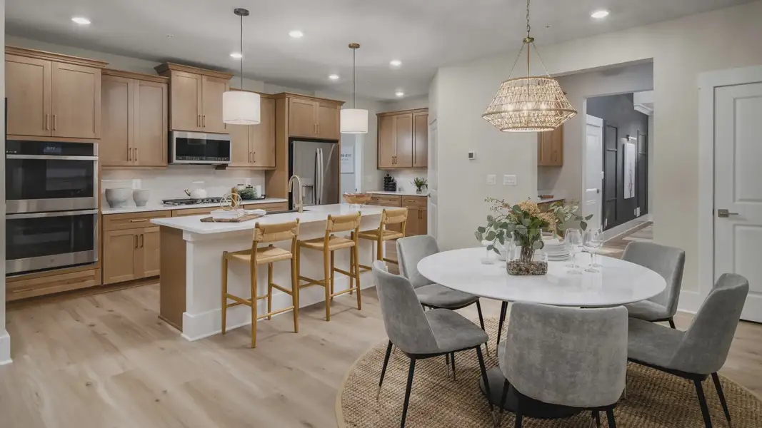 The Connect Plan by DRB Elevate in Brook Run, Fort Mill SC - Kitchen and cafe