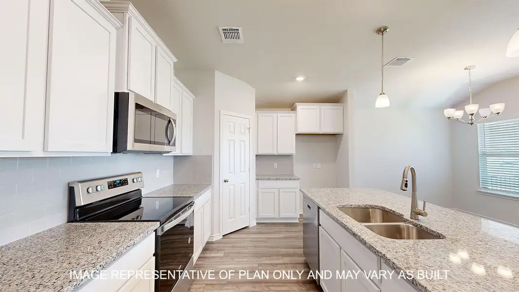 Furnished interior view inside a new home in Warrior's Legacy, Nolanville (Image 3).