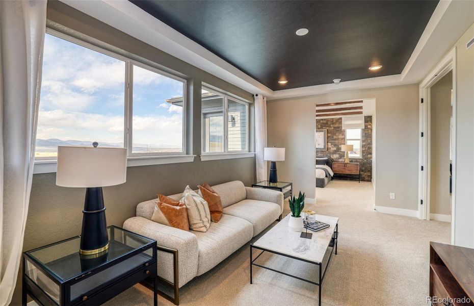 Furnished interior view inside a new home in Sterling Ranch, Littleton (Image 7).