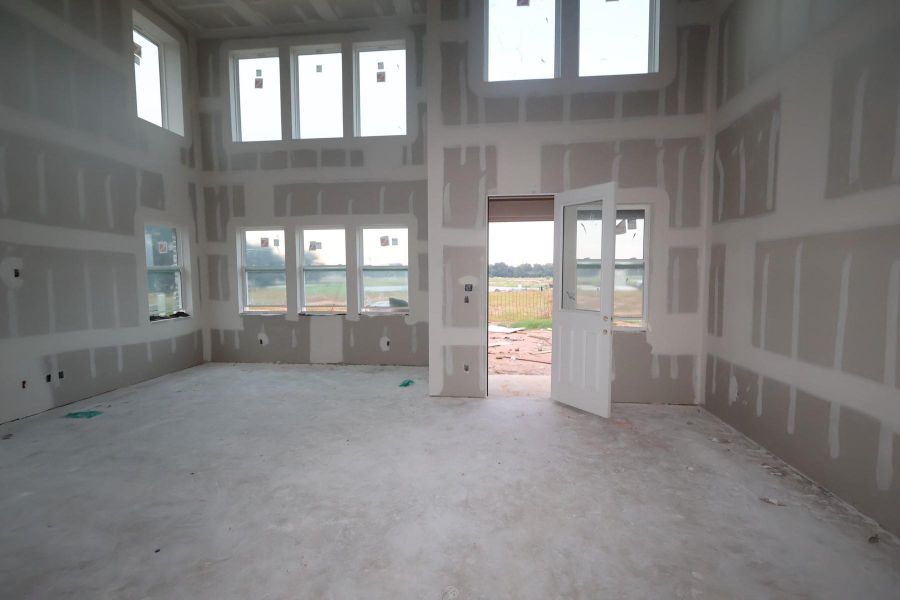 Great room and dining area - still under construction! Great room and dining area - still under construction!