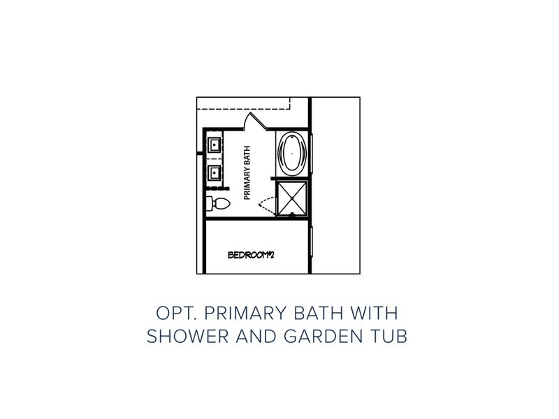 2D floor plan layout for the The Madison by My Home Communities in Sutton’s Landing, Statham, GA (Image 5).