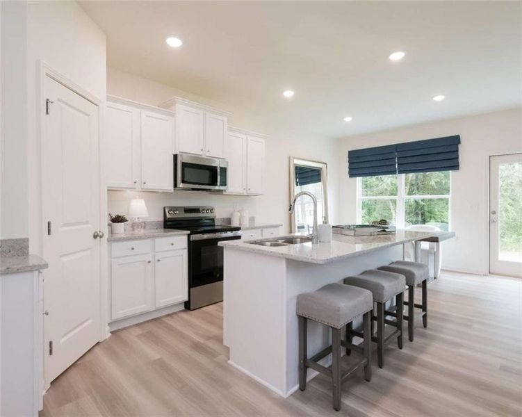 Furnished interior view inside a new home in Riverside, Conyers (Image 10).