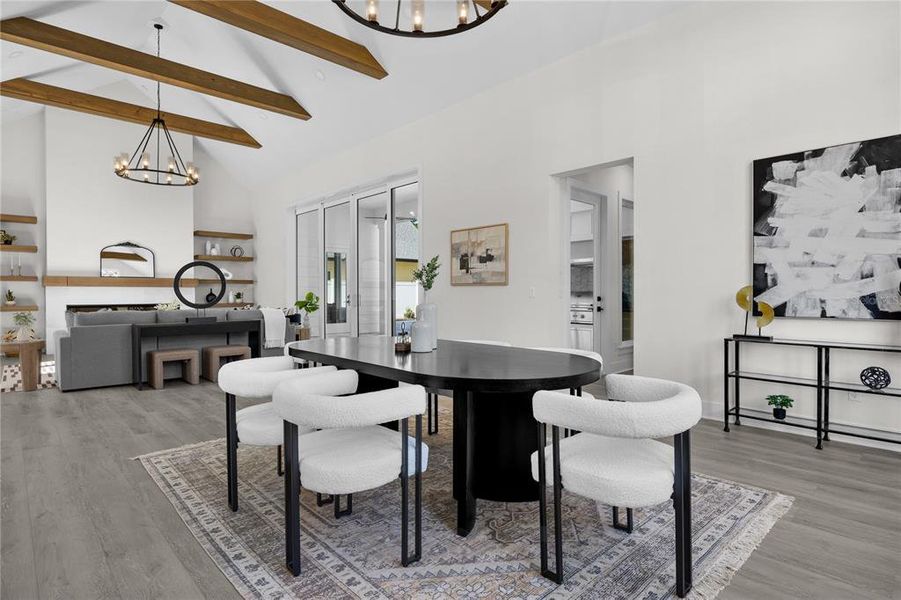 Furnished interior view inside a new home in , Newberry (Image 11).