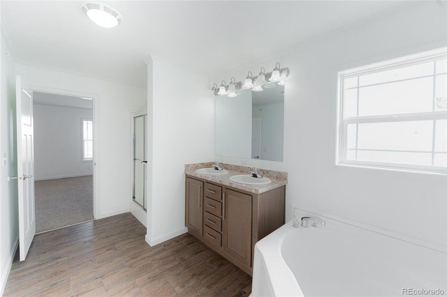 Furnished interior view inside a new home in , Byers (Image 7). Furnished interior view inside a new home in , Byers (Image 7).