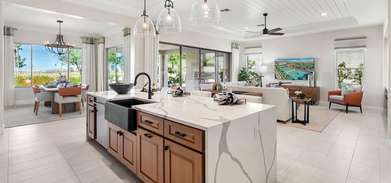 Representative furnished interior of a home built from the Avalon by Robson Resort Communities in Robson Ranch Arizona, Eloy (Image 10).