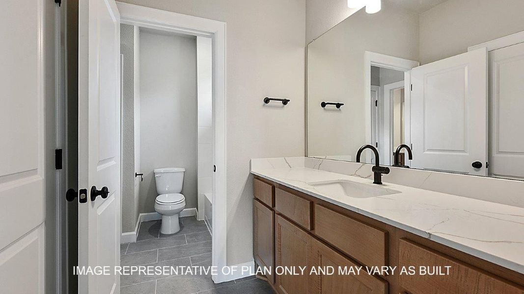 Furnished interior view inside a new home in Wellborn Settlement, College Station (Image 9).