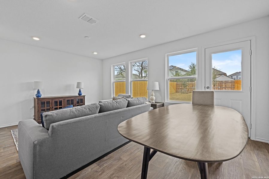 Furnished interior view inside a new home in Blue Ridge Ranch, San Antonio (Image 6).