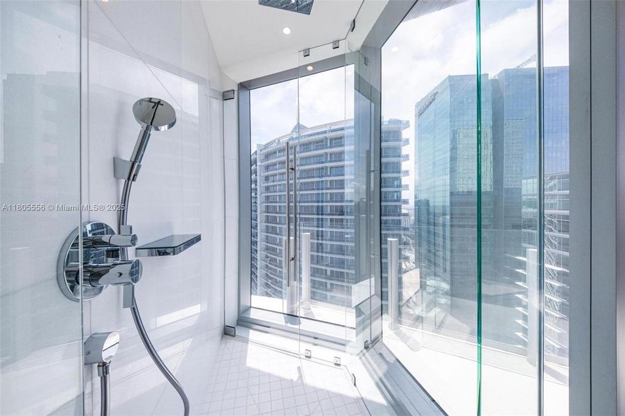 Furnished interior view inside a new home in Aston Martin Residences, Miami (Image 17).