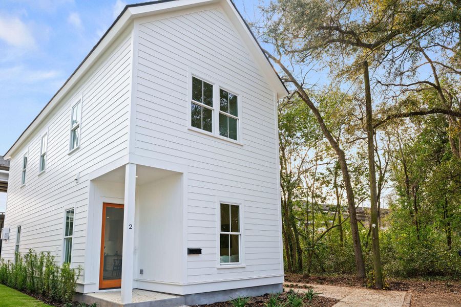Exterior details and patio area of a home in , Charleston (Image 3). Exterior details and patio area of a home in , Charleston (Image 3).