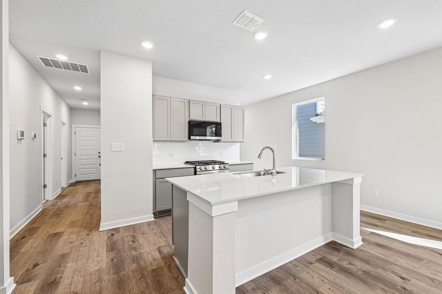 Furnished interior view inside a new home in Trinity Ranch, Elgin (Image 7).